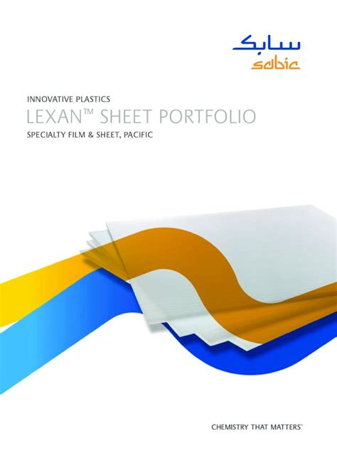 sabic careers|INNOVATIVE PLASTICS LEXAN SHEET PORTFOLIO.